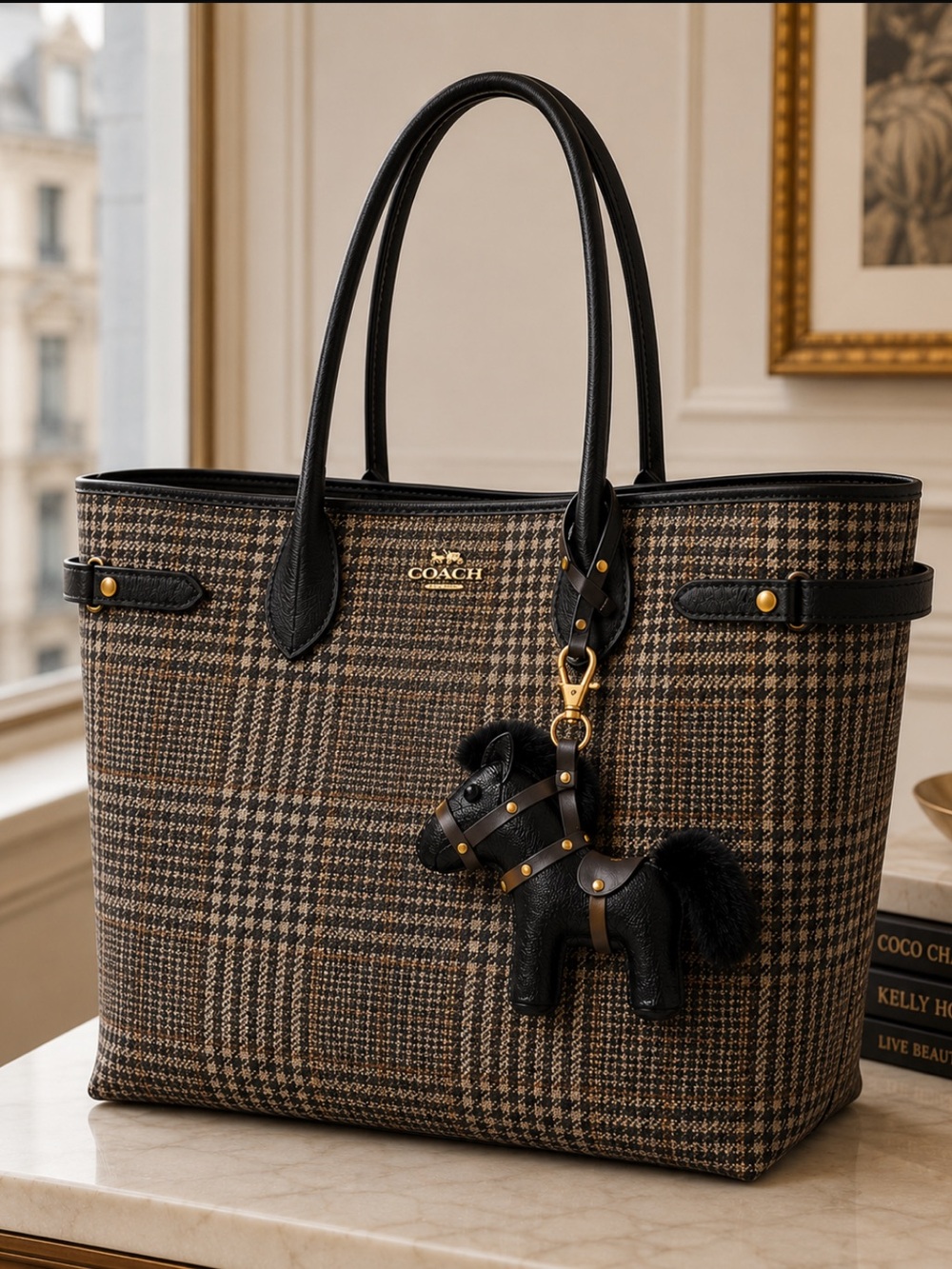 New Horse Bag‎ Charm Equestrian Premium Luxe Playful Neutral Gift